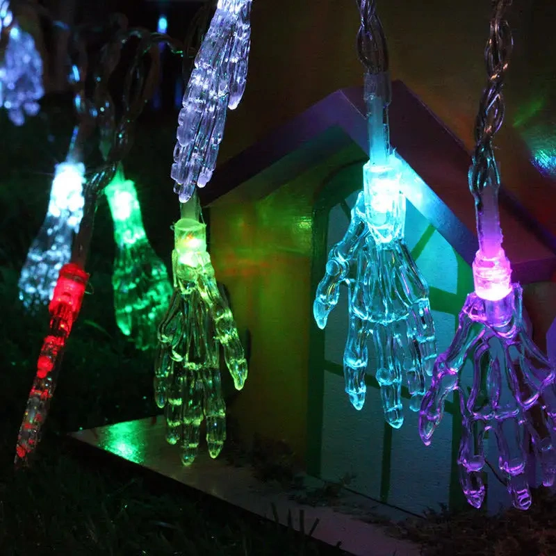 Halloween Light String Decorative Light Series Products Battery Box LED Jack-O ′-Lantern String Ghost Bat Christmas Lights